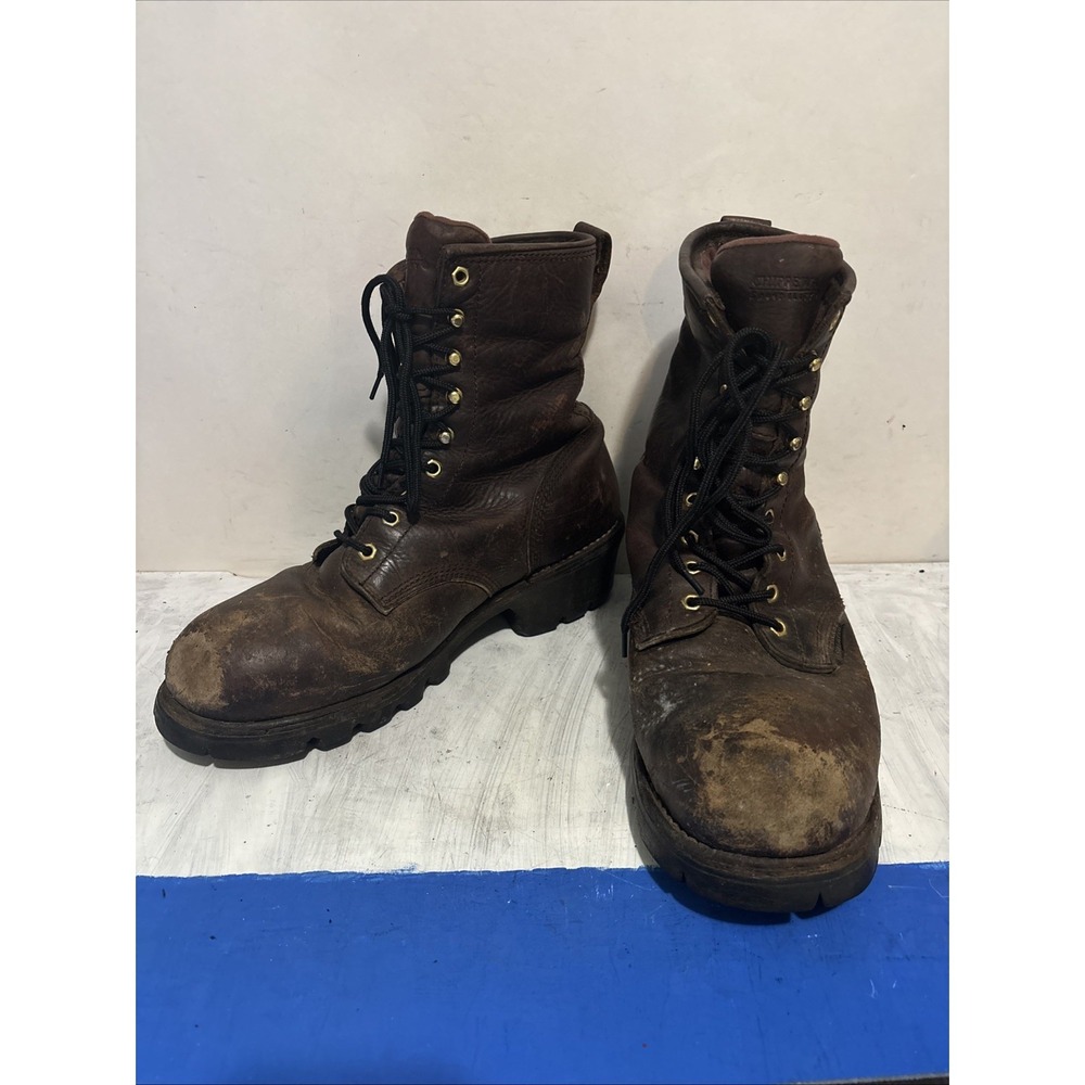 Chippewa Boots Mens 9.5M Leather Waterproof